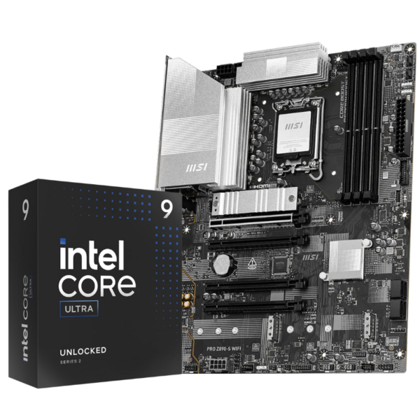 Intel Core Ultra 285K Processor and MSI Z890 S WIFI Motherboard Bundle