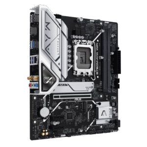 ASUS B760M-AYW WIFI Intel® B760 mATX Motherboard (LGA1700, DDR5, PCIe 4.0, Wi-Fi 6, Aura Sync RGB)