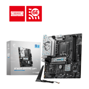 MSI B760M GAMING WIFI mATX Motherboard with DDR5 and Wi-Fi 6E