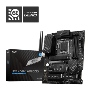 MSI PRO Z790-P WIFI DDR4 Motherboard for Intel 14th, 13th, and 12th Gen Processors
