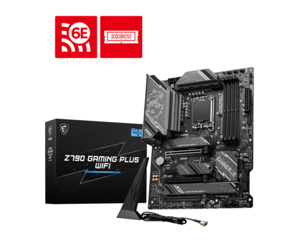 MSI Z790 GAMING PLUS WIFI DDR5 Motherboard for Intel 14th Gen Processors