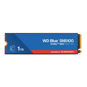 WD Blue SN5100 1TB NVMe SSD PCIe Gen 4.0 with 7100MB/s Speed