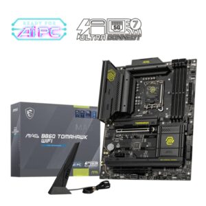 MSI MAG B860 TOMAHAWK WIFI Motherboard with Intel B860 Chipset, DDR5, Wi-Fi 7, and Thunderbolt 4