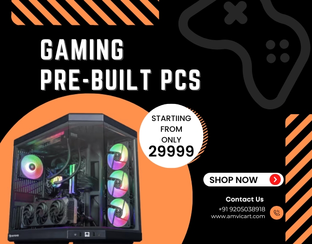Gaming Pre-Built PCs – RGB Custom Gaming Desktop Setup Starting ₹29,999