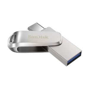 SanDisk Ultra Dual Drive Luxe USB Type-C Silver Flash Drive