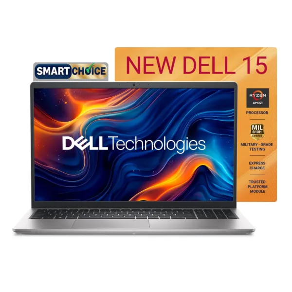 Dell 15-DC15255 Laptop (AMD Ryzen 5 7520U, 8GB, 512GB SSD, 15", Black)