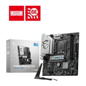 MSI B760M GAMING WIFI Motherboard (Intel B760, LGA 1700, DDR5, Micro-ATX)