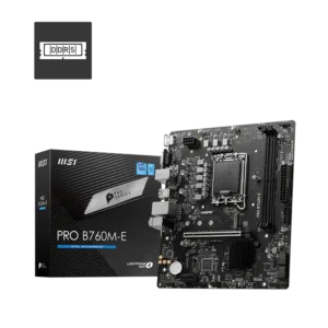 MSI PRO B760M-E Motherboard (B760, LGA 1700, Micro-ATX)