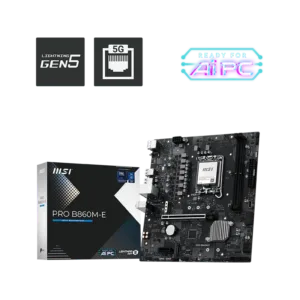 MSI PRO B860M-E Motherboard (B860, LGA 1851, Micro-ATX)