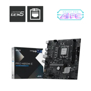 MSI PRO H810M-E Motherboard (H810, LGA 1851, Micro-ATX)