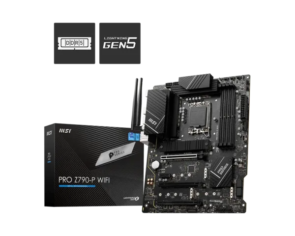 MSI PRO Z790-P WIFI Motherboard (Z790, LGA 1700, ATX)