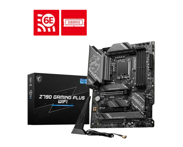 MSI Z790 GAMING PLUS WIFI Motherboard (Z790, LGA 1700, ATX)