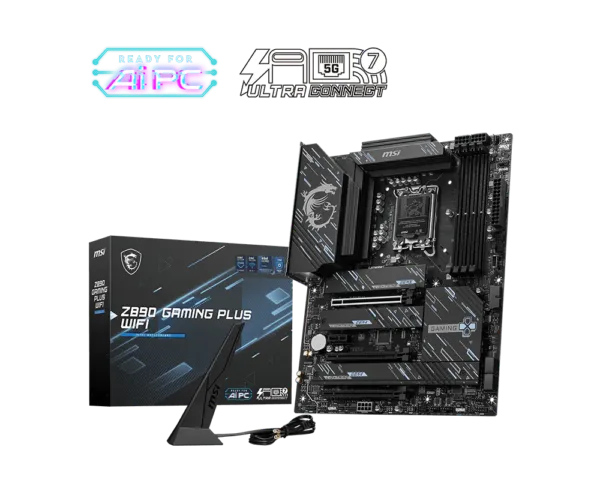 MSI Z890 GAMING PLUS WIFI Motherboard (Z890, LGA 1851, ATX)