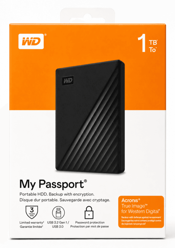 WD My Passport Portable HDD