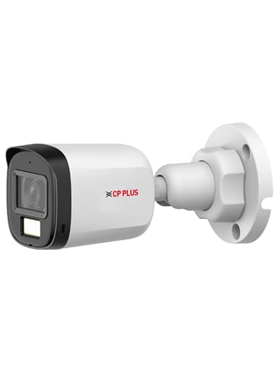 CP PLUS CP-URC-TC24PL3C-L-V2 2.4MP Dual Light Bullet Camera with Built-in Mic – 30Mtr