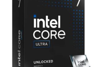 Intel Core Ultra 7 265K processor retail box